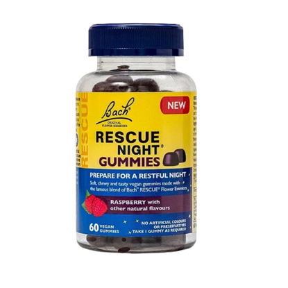 Rescue Gummies Framboesa - 60 Gomas