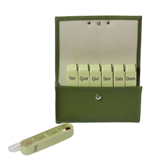 Pilbox Porta Comprimido Flora