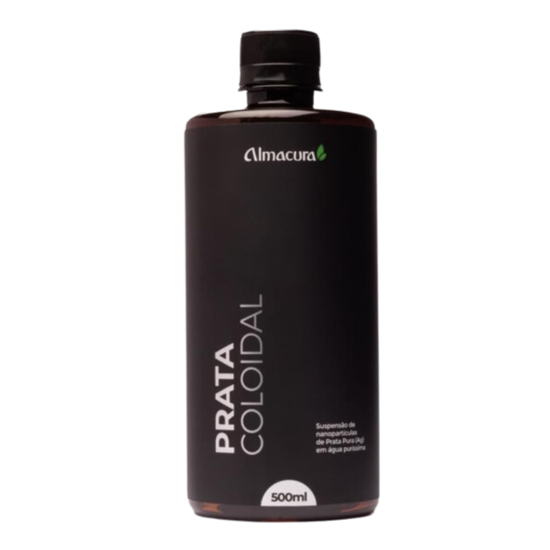 Prata Coloidal 40ppm 500ml Almacura
